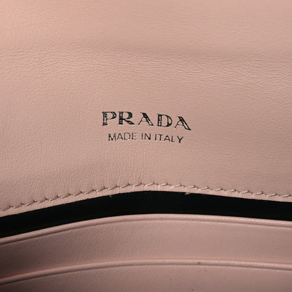 Prada Spazzolato Logo Wristlet Pesca 6 of 7