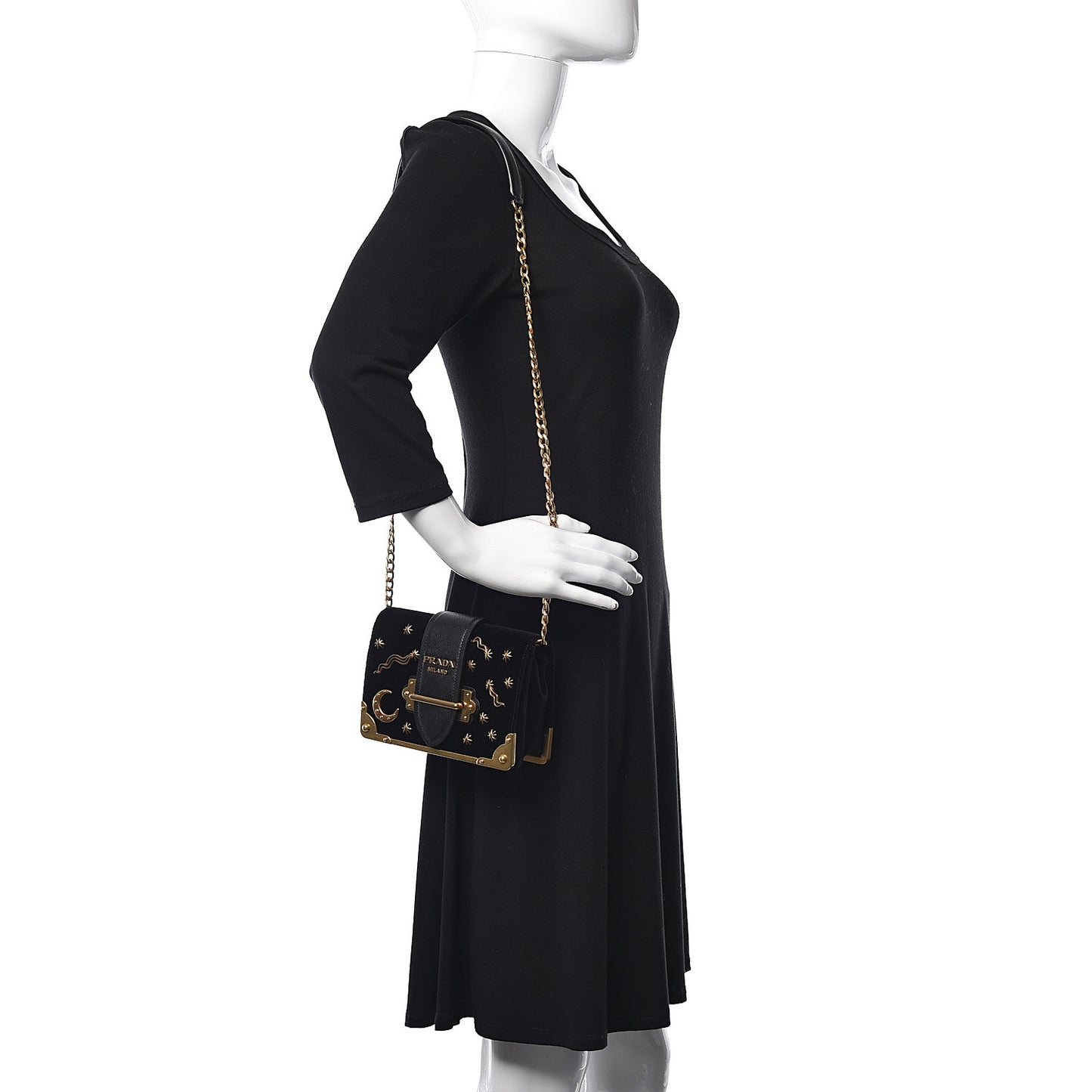 Velvet Cahier Astrology Bag Black