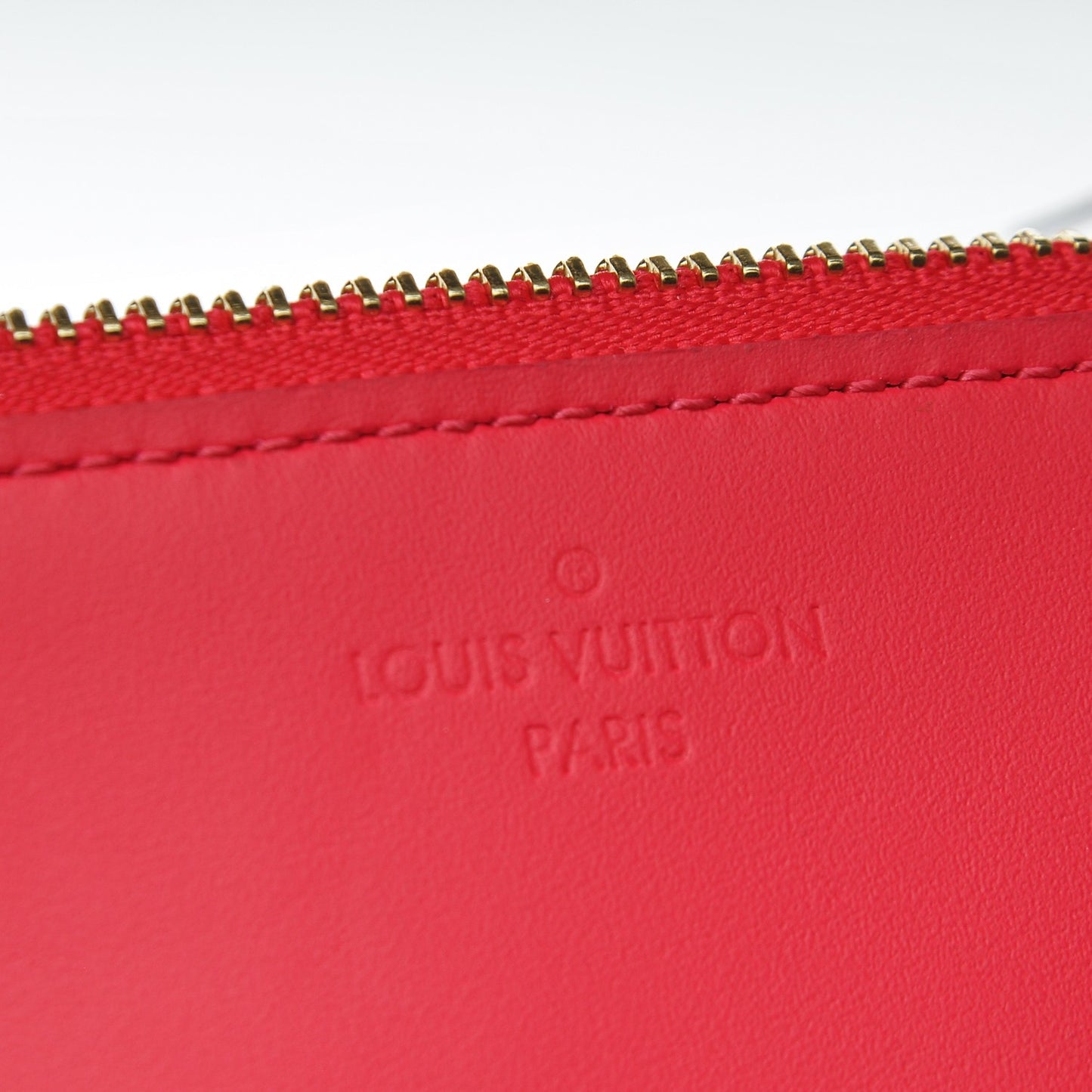 Calfskin Jeanne Wallet Zippered Insert Hot Pink