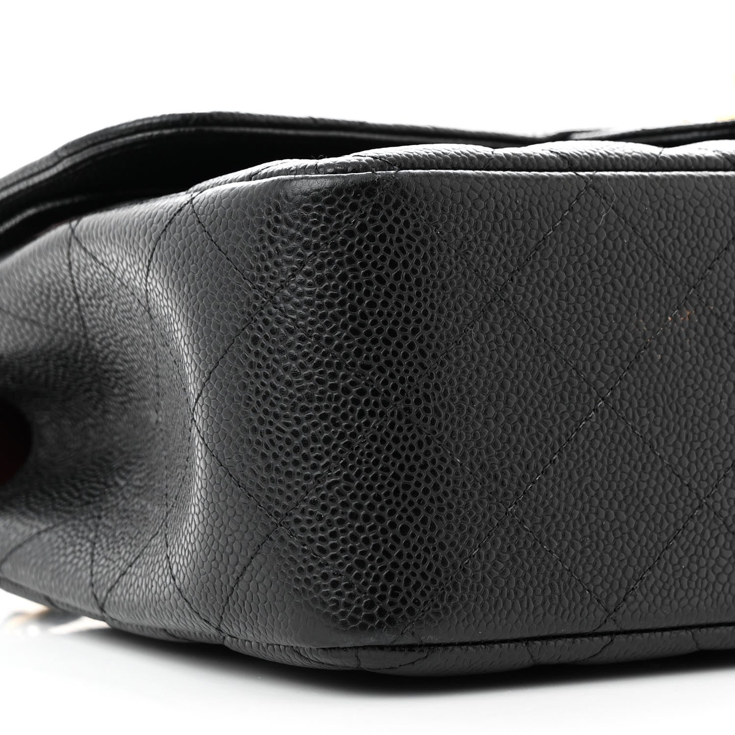 Chanel Caviar Quilted Jumbo Double Flap Black 9 of 13