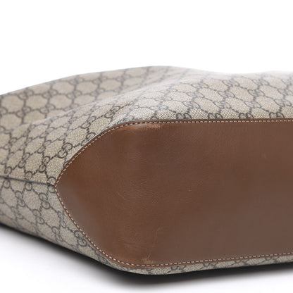 Gucci GG Supreme Monogram Large Linea A Hobo Light Brown 8 of 13