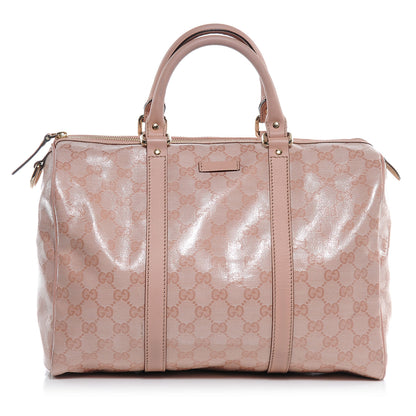 Gucci Crystal Monogram Joy Medium Boston Pink 1 of 8