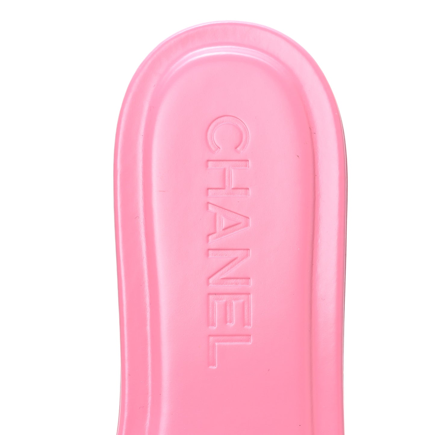 Calfskin Patent Calfskin Logo Mules 35.5 Pink Black