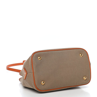 Prada Jacquard Logo Tote Corda Aragosta 3 of 9