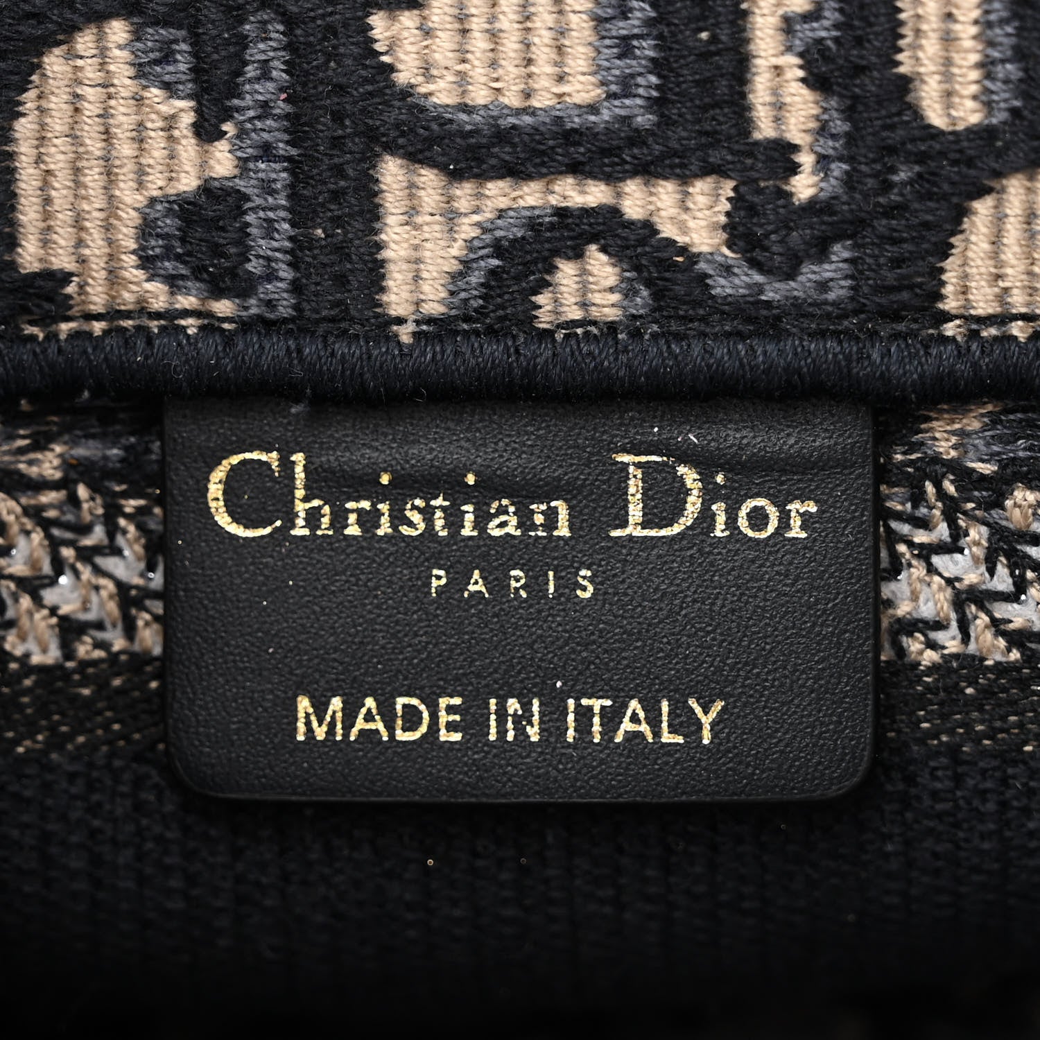 Christian Dior Oblique Mini Book Tote With Strap Blue Multicolor 6 of 11