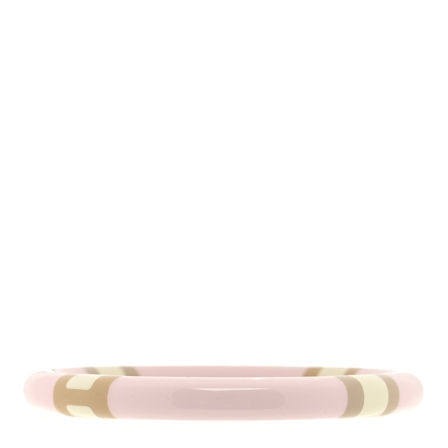 Lacquered Wood H Equipe PM Bangle Bracelet T1 Faubourg Pastel