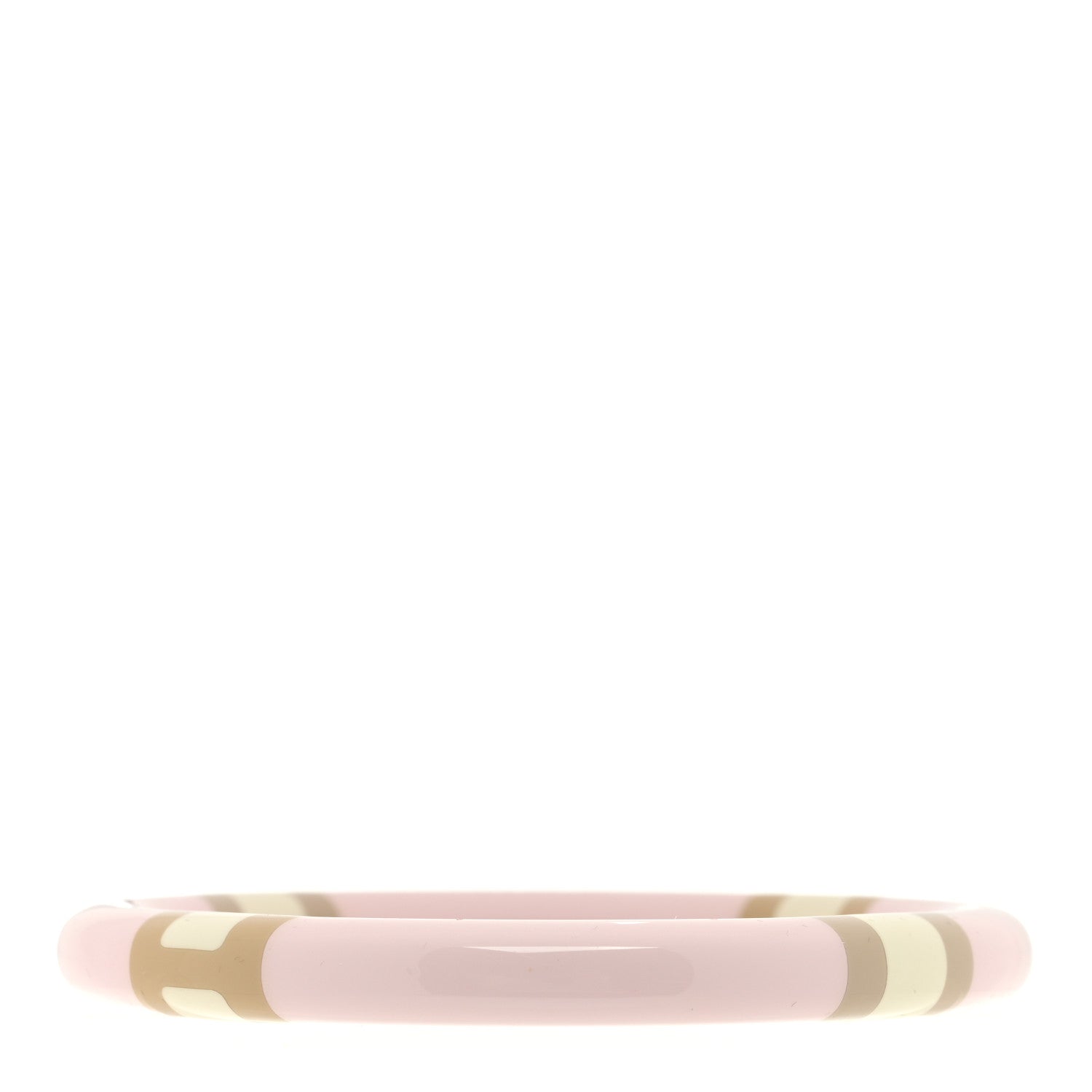 Hermes Lacquered Wood H Equipe PM Bangle Bracelet T1 Faubourg Pastel 1 of 4