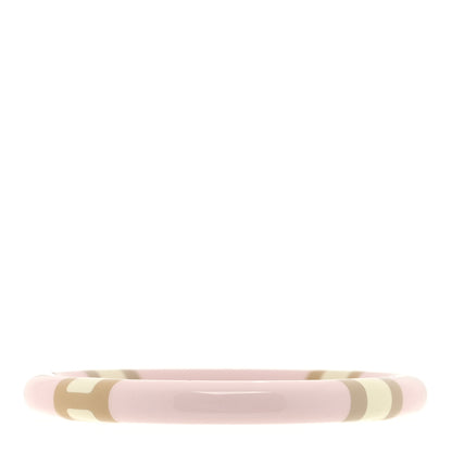 Hermes Lacquered Wood H Equipe PM Bangle Bracelet T1 Faubourg Pastel 1 of 4