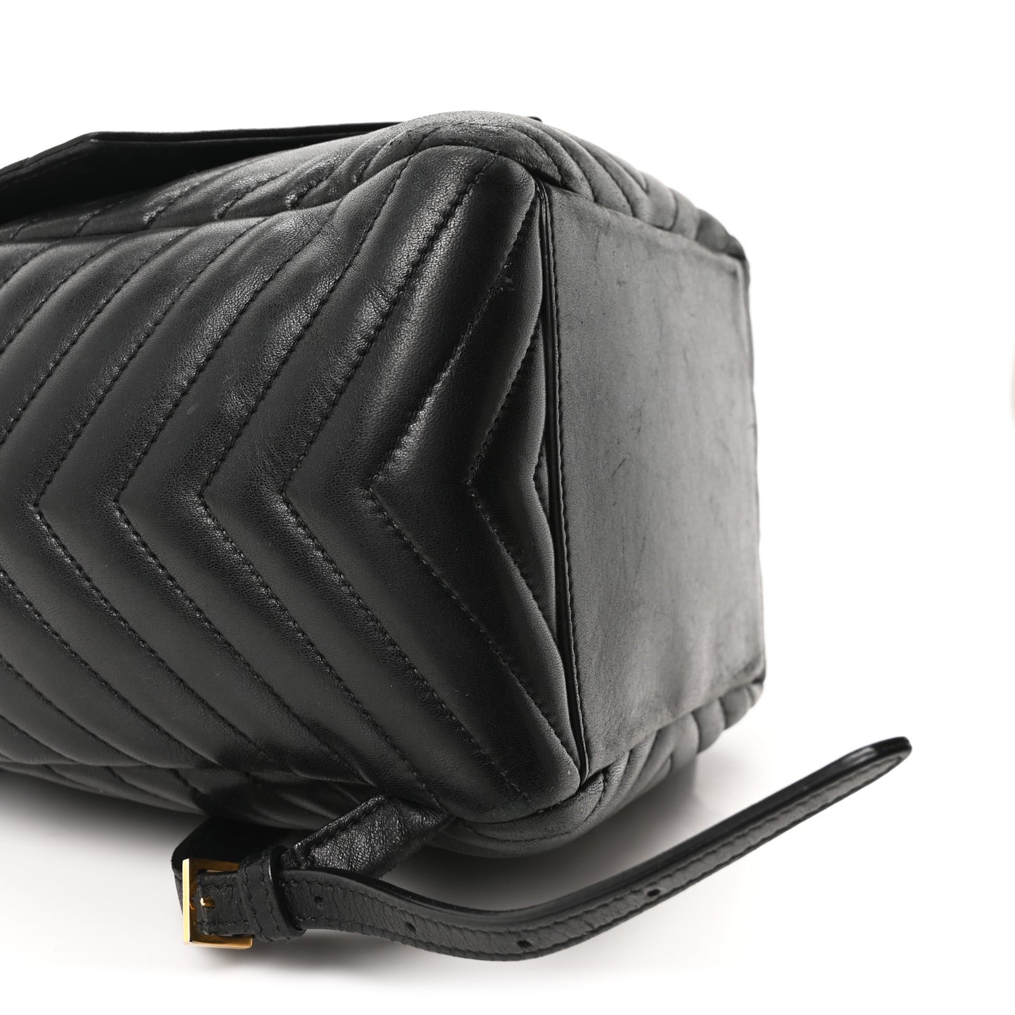 Lambskin Matelasse Monogram Joe Backpack Black