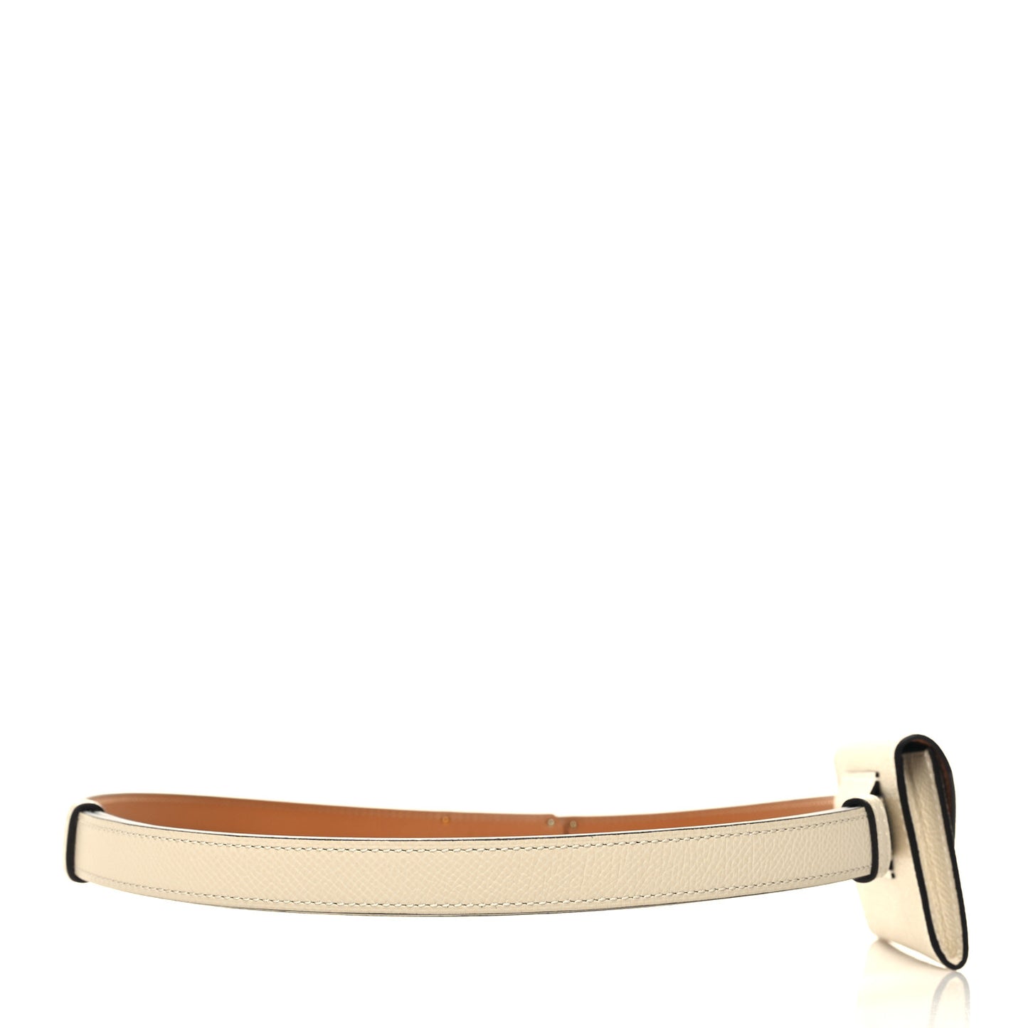 Epsom Kelly Pocket Belt Craie