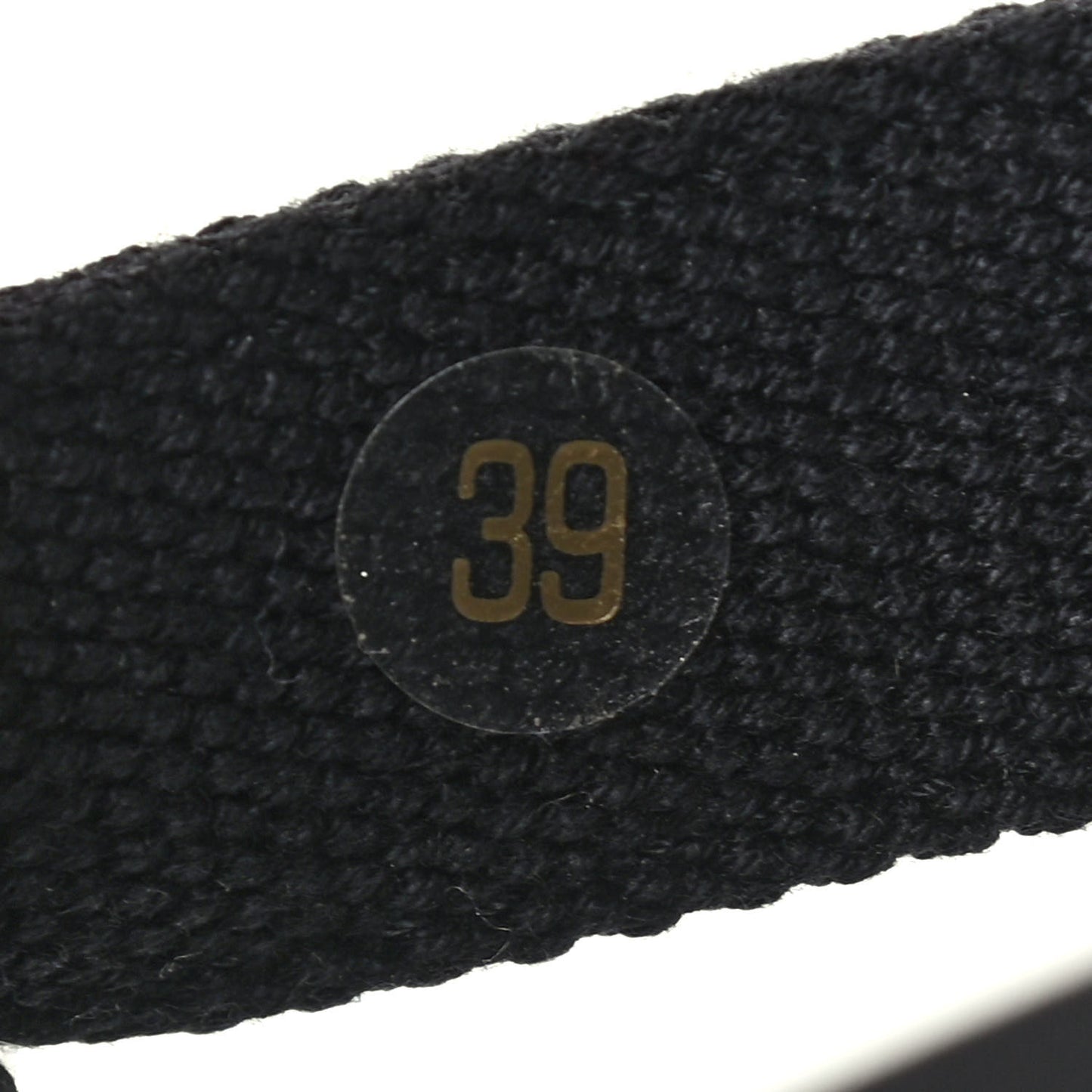 Nylon Rockstud Velcro Sandals 39 Black