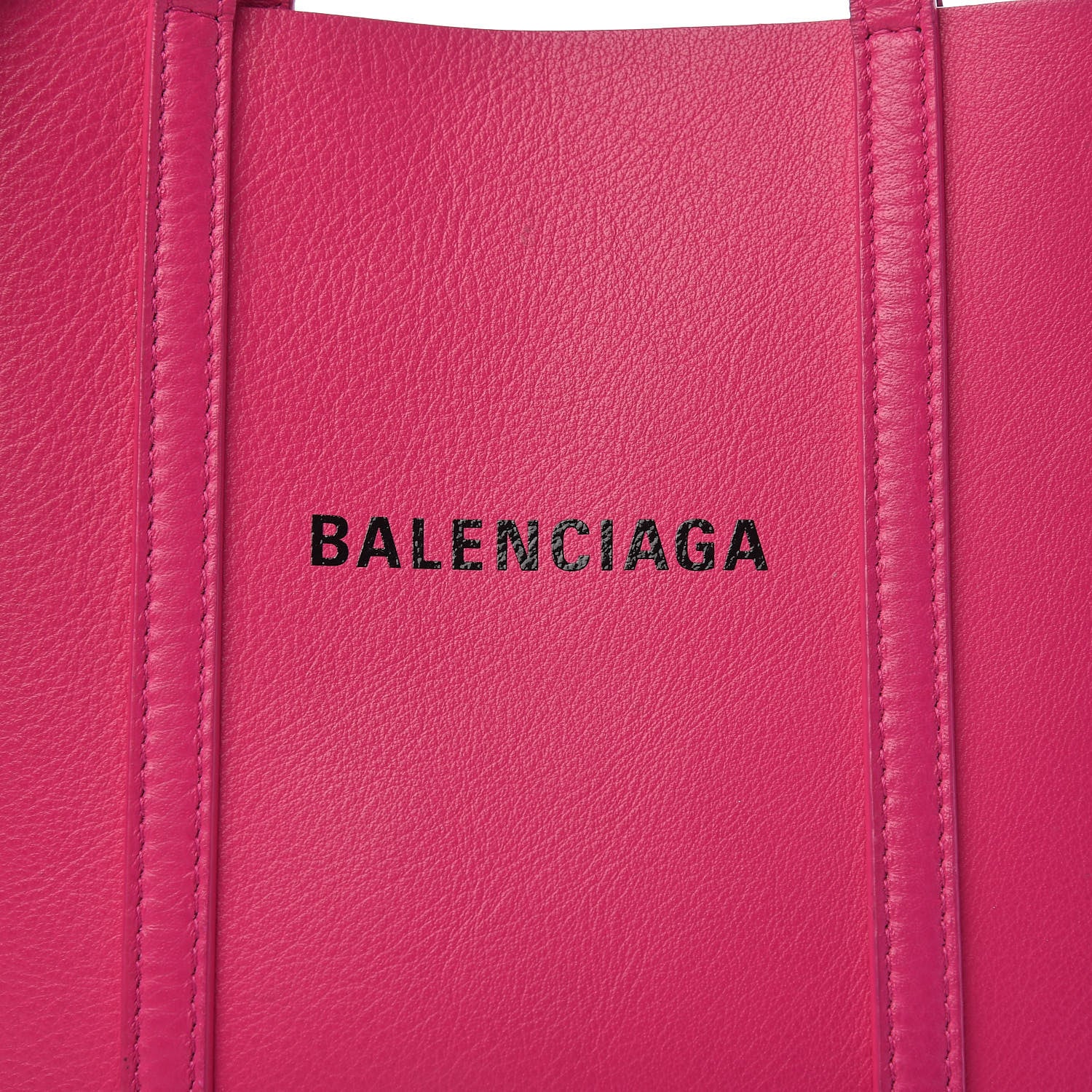 Balenciaga Calfskin XXS Everyday Tote Rose Magenta Black 7 of 16