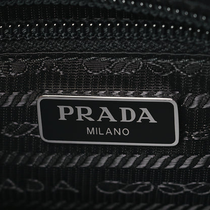 Prada Re-Nylon Saffiano Pouch Wristlet Black 6 of 8