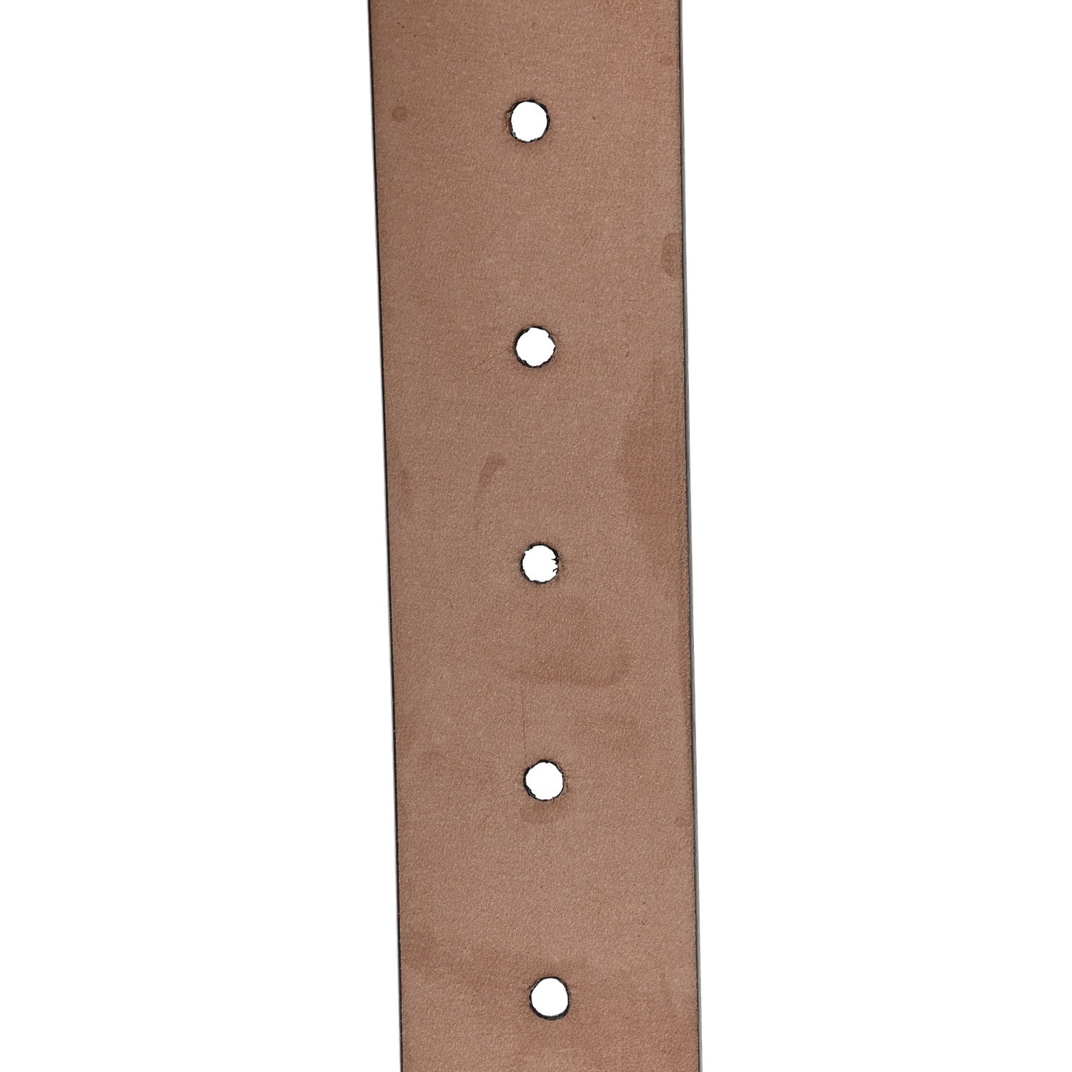 Gucci GG Supreme Monogram Selleria Calfskin Kingsnake 35mm Belt 100 40 Beige Ebony Multicolor Cocoa 4 of 5