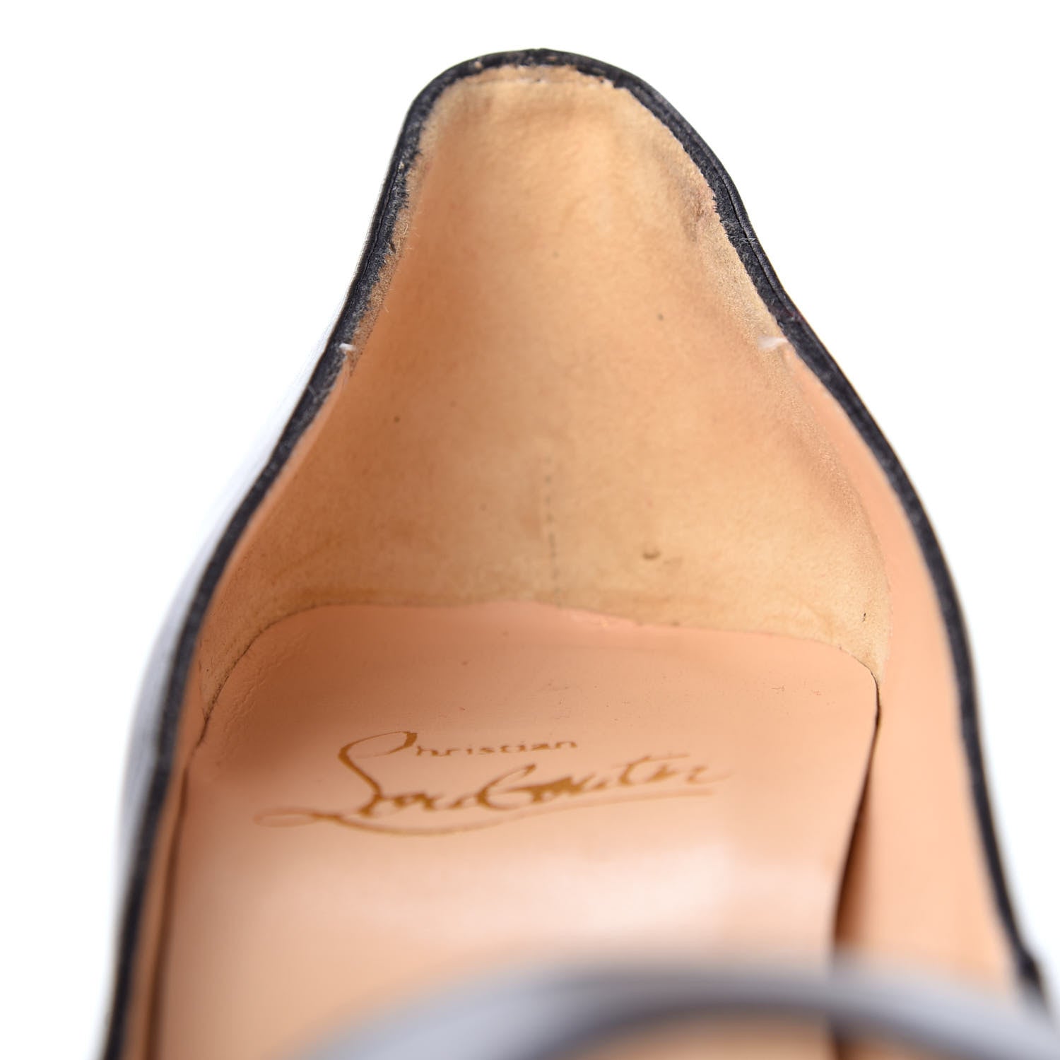 Christian Louboutin Kid Very Prive 120 Pumps 36.5 Black Red 9 of 10
