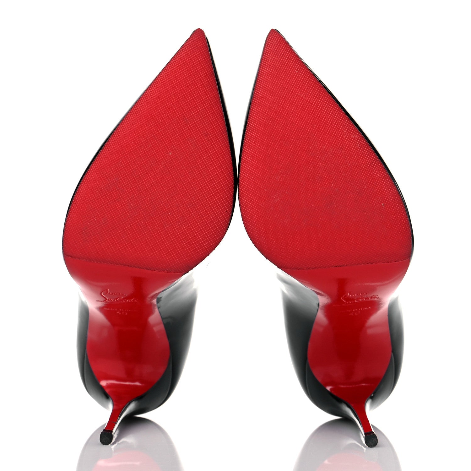 Christian Louboutin Patent Pigalle Follies 100 Pumps 40 Black 5 of 8
