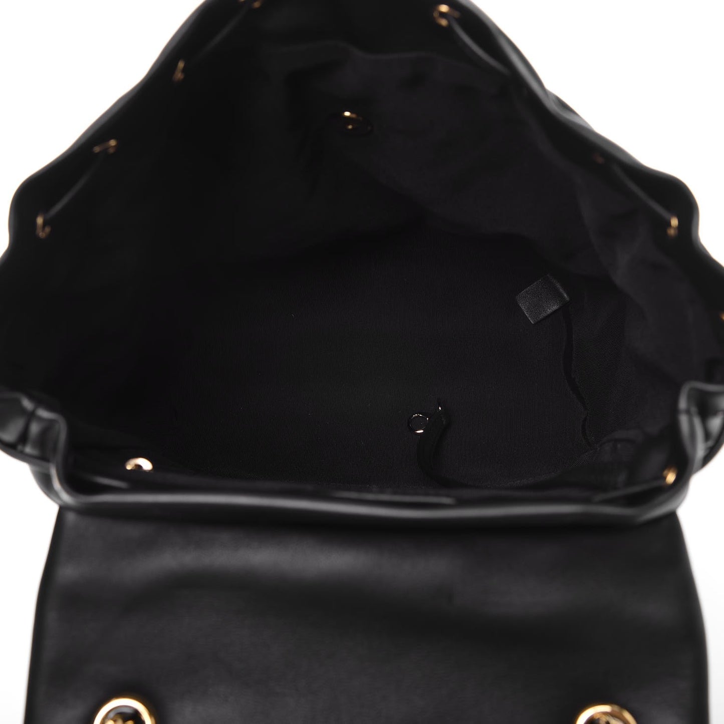 Calfskin Quilted Large Urban Spirit Backpack Black