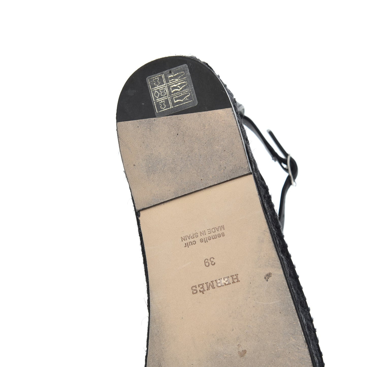 Calfskin Costanza Espadrilles 39 Black