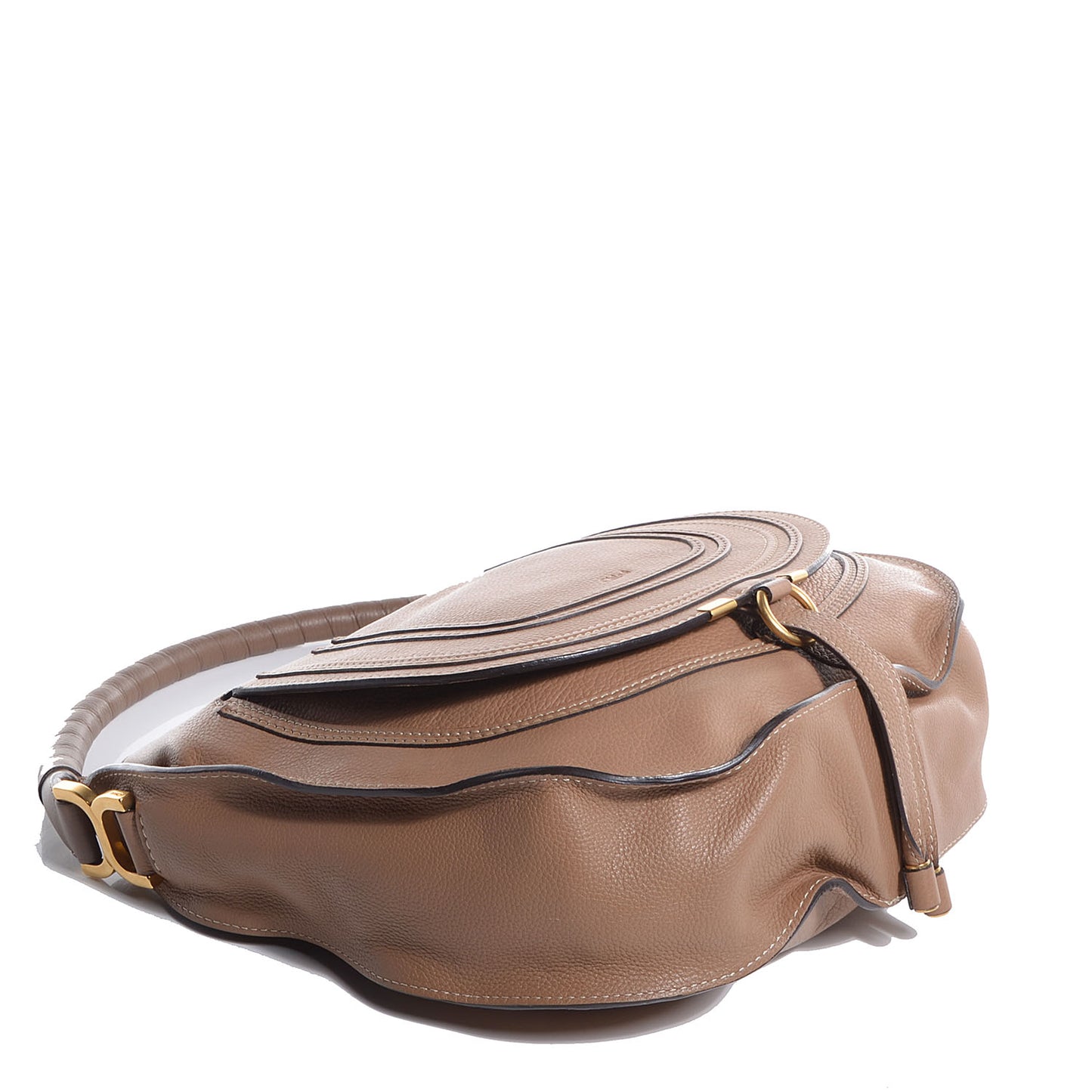 Calfskin Medium Marcie Hobo Nut