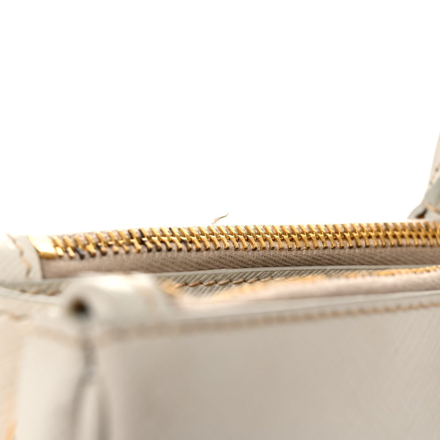 Saffiano Lux Extra Large Galleria Double Zip Tote Talco