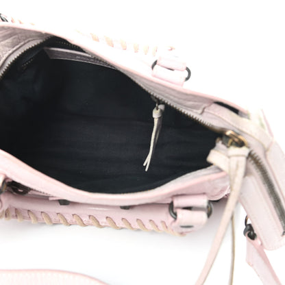 Balenciaga Agneau Classic Hardware Mini City Rose Poudre Rose Petunia 5 of 18