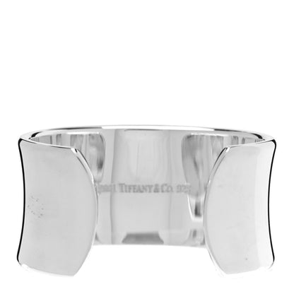 Tiffany Sterling Silver Wide 1837 Cuff Bracelet 3 of 4