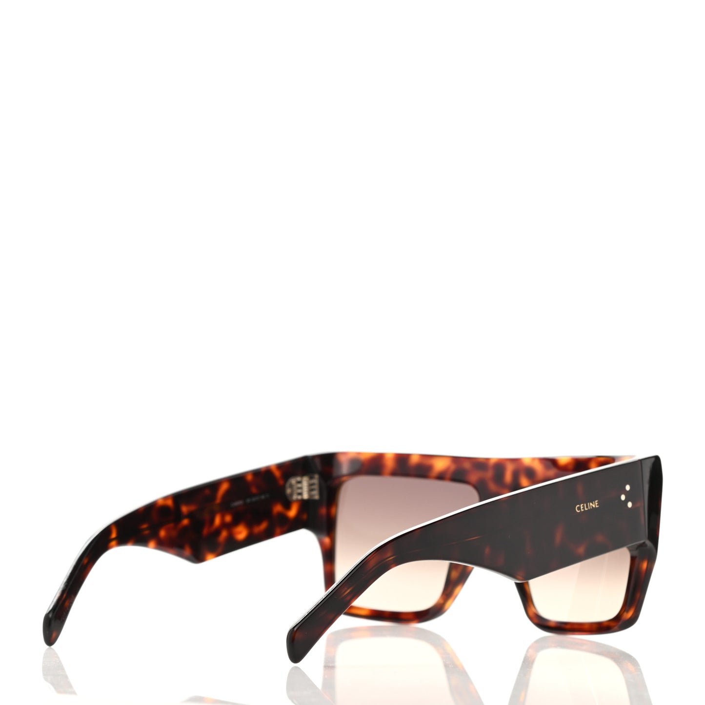 Acetate Rectangular Sunglasses CL400921 Dark Havana