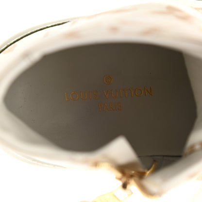 Louis Vuitton Monogram Giant Stellar Sneaker Boots 38 Khaki White Beige 7 of 17