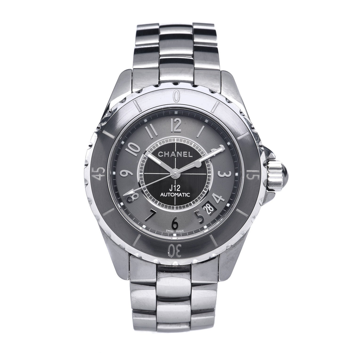 Chanel Titanium Ceramic 38mm J12 Chromatic Automatic Watch 1 of 4