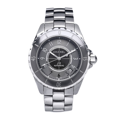 Chanel Titanium Ceramic 38mm J12 Chromatic Automatic Watch 1 of 4