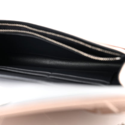 Christian Dior Metallic Patent Micro-Cannage Diorama Wallet on Chain Pouch Hyper Pink 5 of 9