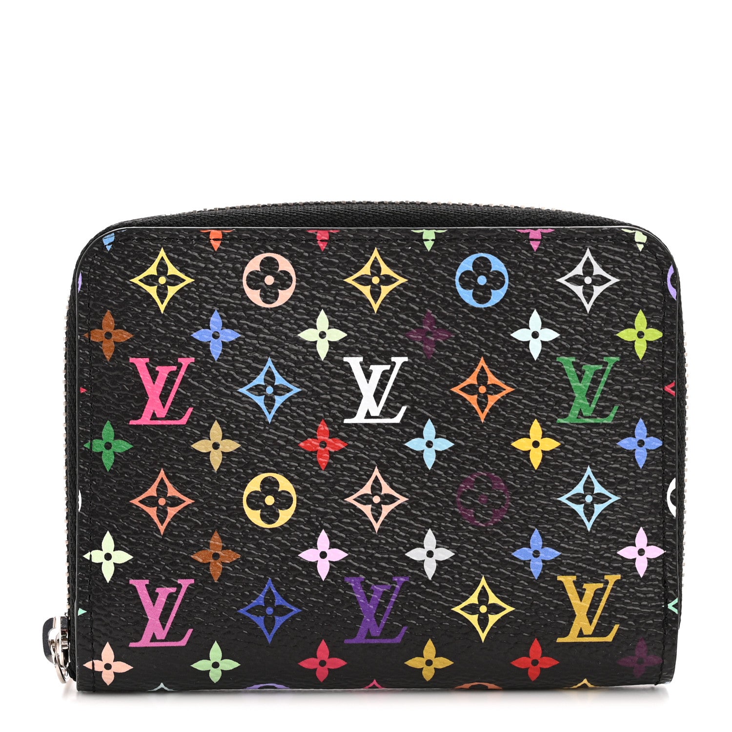 Louis Vuitton LV x TM Monogram Multicolor Zippy Coin Purse Black 1 of 8