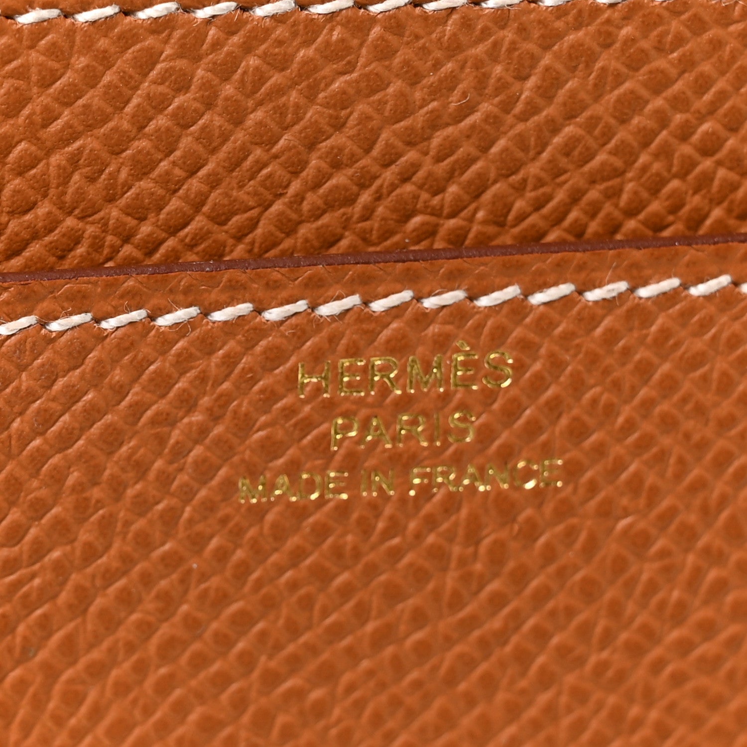 Hermes Epsom Constance Long Wallet To Go Gold 6 of 11