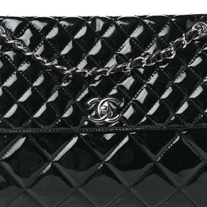 Chanel Vinyl Quilted In The Business Flap Bag Black 8 of 10