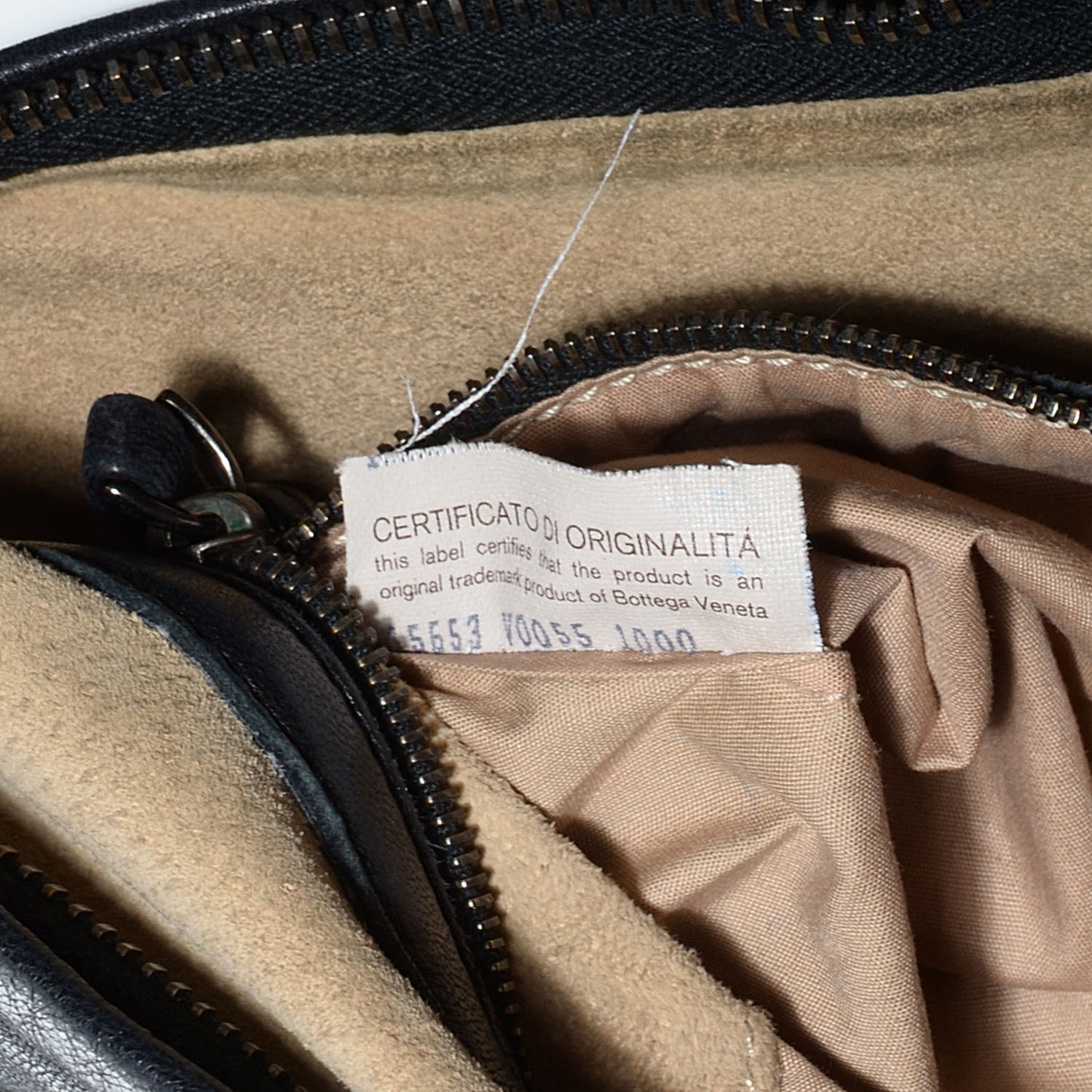 Woven Medium Veneta Hobo Nero Black