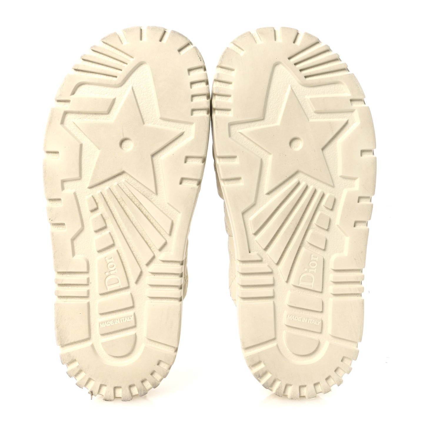 Calfskin Cannage Dtwist Espadrille Platform Sandals 36 White