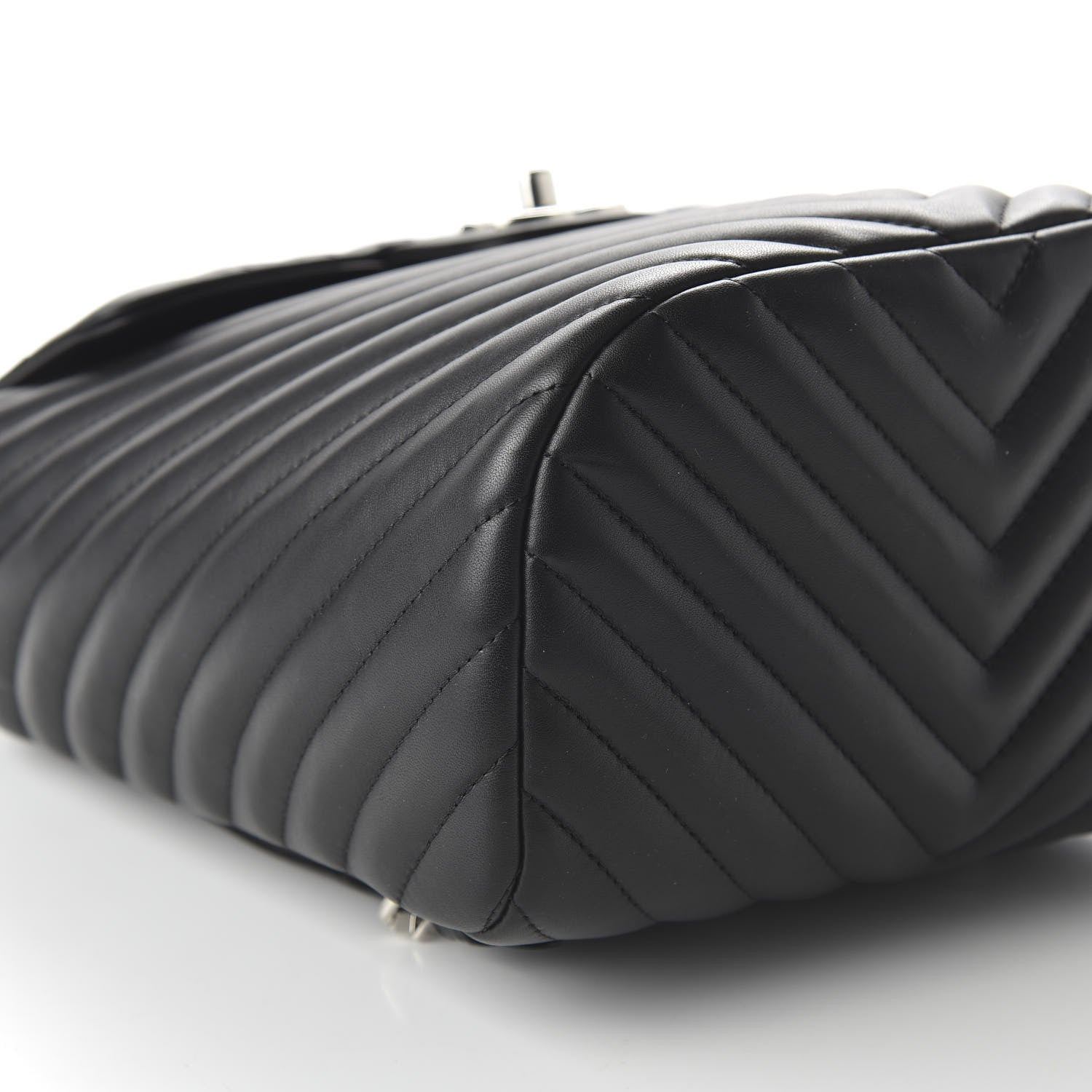 Chanel Calfskin Chevron Quilted Small Urban Spirit Backpack Black 5 of 10