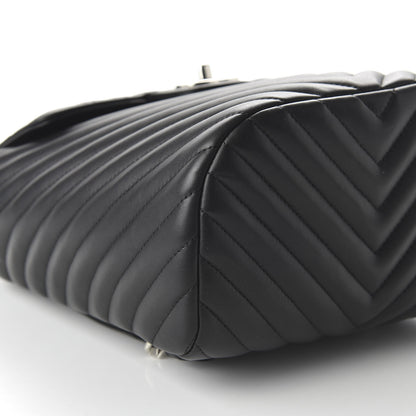 Chanel Calfskin Chevron Quilted Small Urban Spirit Backpack Black 5 of 10