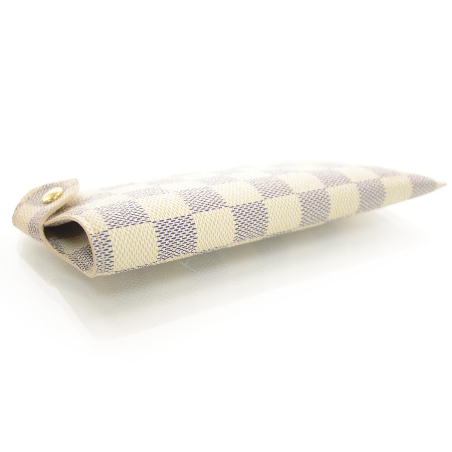 Louis Vuitton Damier Azur Sunglasses Case MM 4 of 7