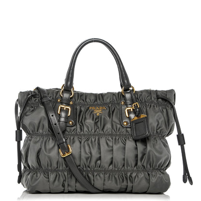 Prada Tessuto Nylon Gaufre Tote Ardesia 1 of 6