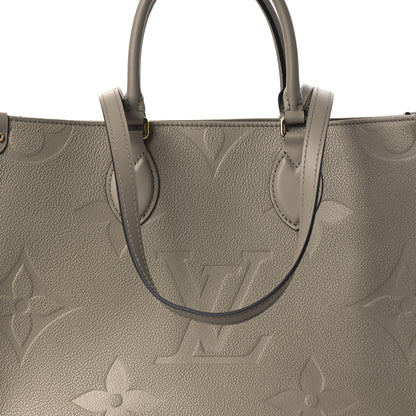 Louis Vuitton Empreinte Monogram Giant Onthego MM Tourterelle 7 of 9