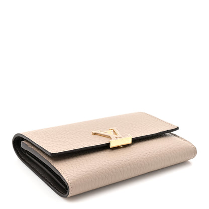 Louis Vuitton Taurillon Capucines Compact Wallet Galet 4 of 7