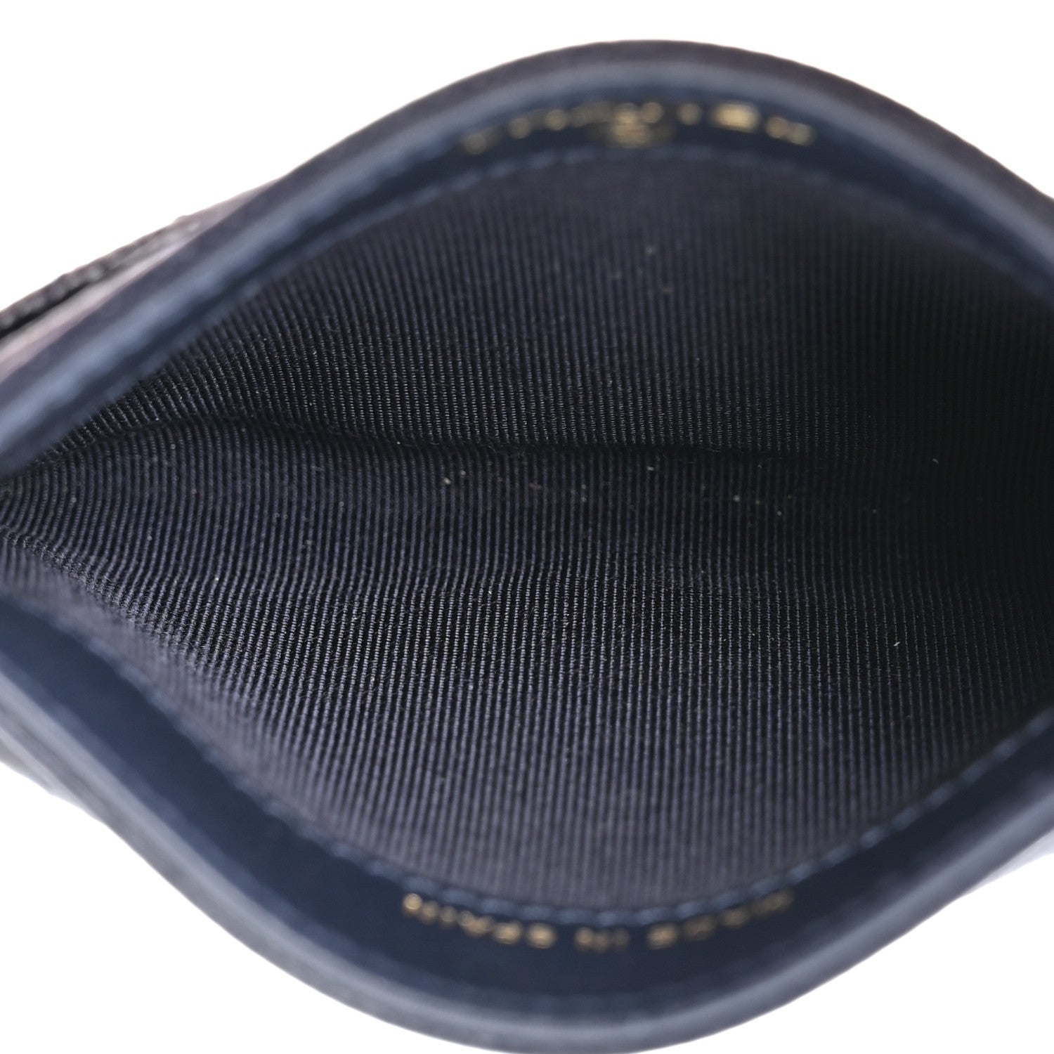 Chanel Caviar Quilted Card Holder Navy 5 of 9