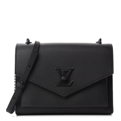 Louis Vuitton Soft Calfskin My Lockme Chain Bag BB Black 1 of 11