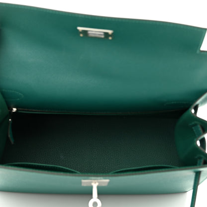 Hermes Epsom Kelly Sellier 28 Malachite 5 of 11
