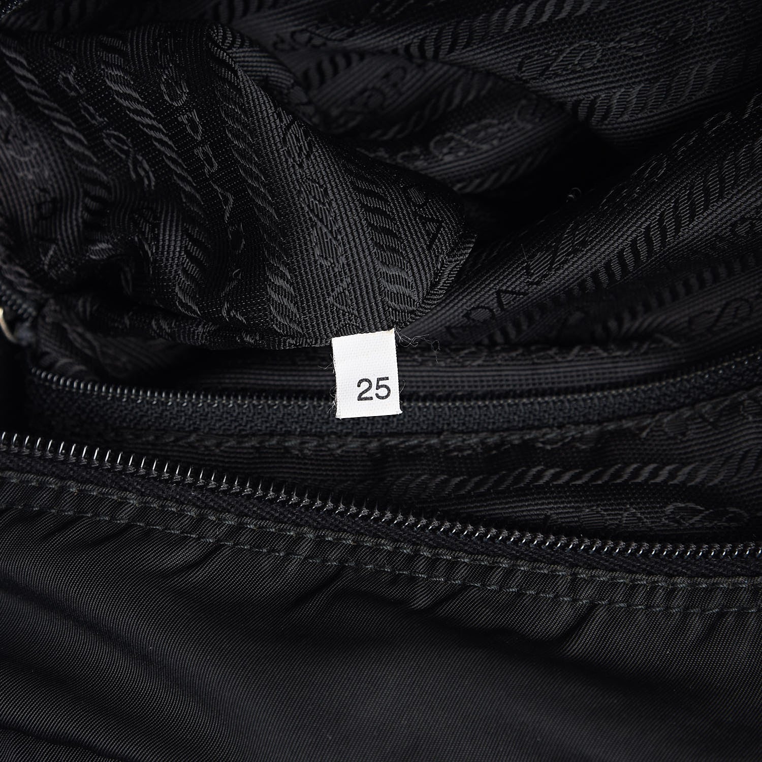 Prada Nylon Vela Messenger Bag Black 7 of 14