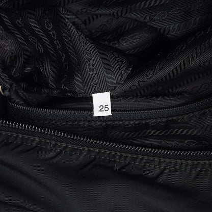 Prada Nylon Vela Messenger Bag Black 7 of 14