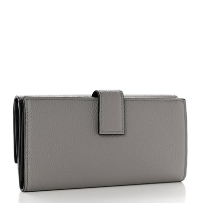 Alexander McQueen Calfskin Skull Continental Wallet Grey 3 of 10