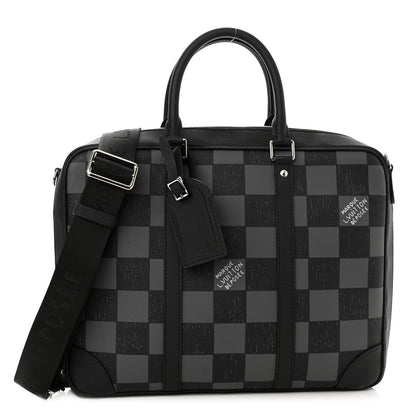 Louis Vuitton Damier Sirius Briefcase Black 1 of 9