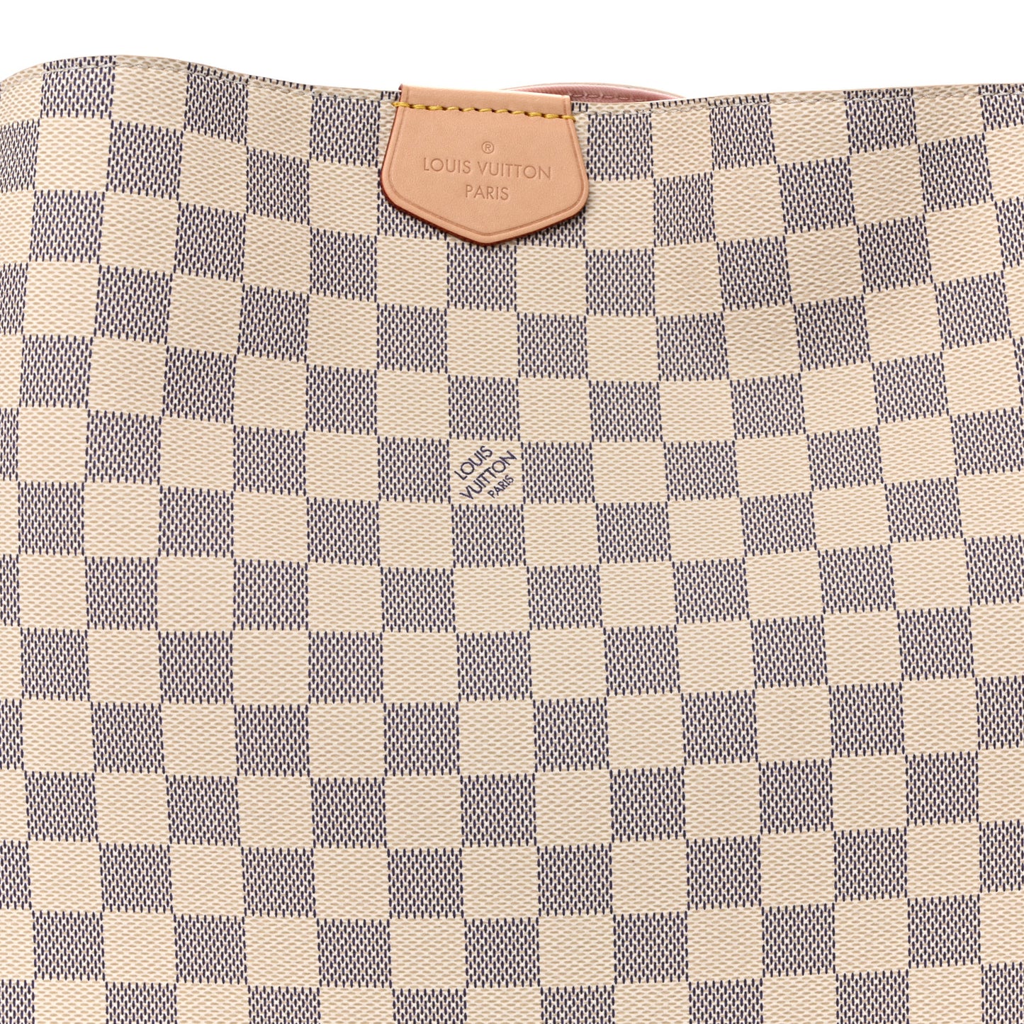 Damier Azur Graceful MM Rose Ballerine